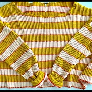 Free People Striped Sweater